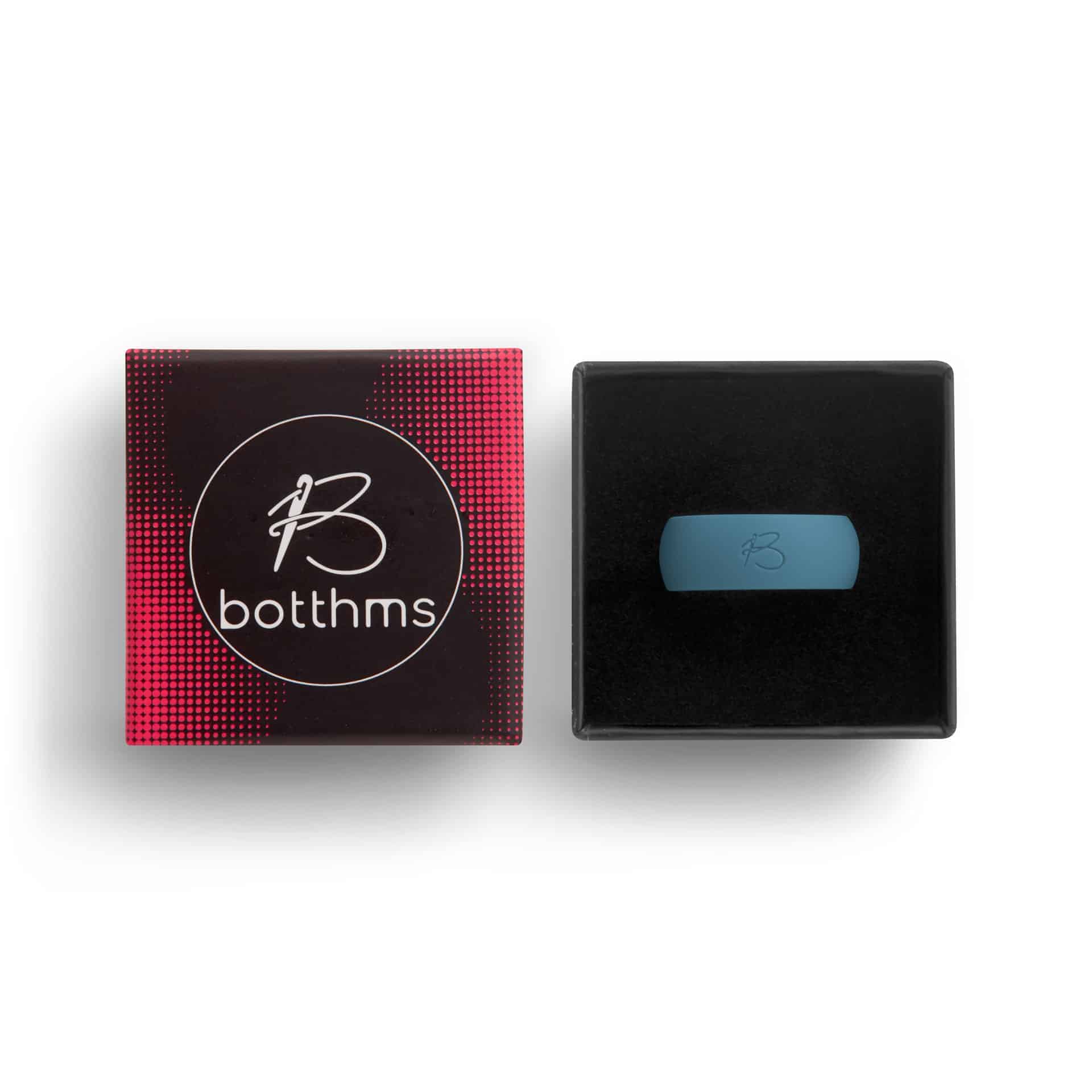 botthms teal blue active silicone ring box