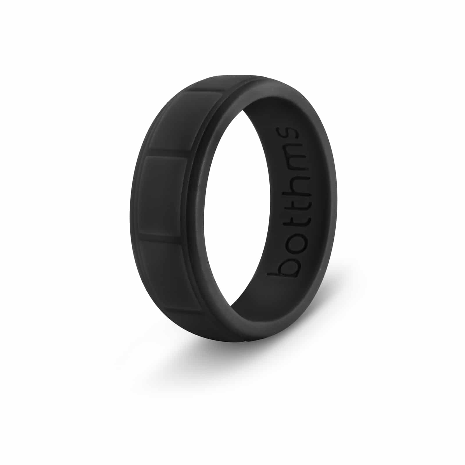 botthms Black Lifestyle Silicone Ring