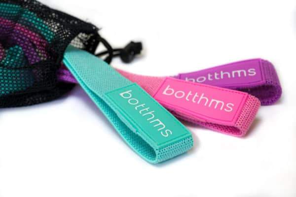 botthms Long Fabric Exercise Bands Resistance Bands – Set Of 3